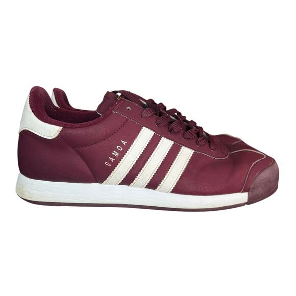 adidas Originals Other - Adidas Samoa Burgundy White Sneakers Men’s Size 10